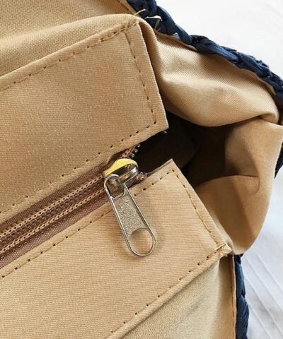 Women's Round Straw Circle Bohemia Totes Bags