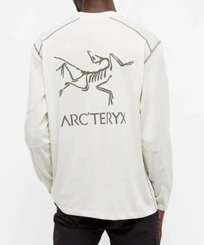 Arc’teryx System A / Copal Long Sleeve Bird Tee Chalk