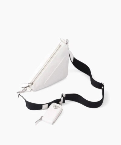 Prada Leather Prada Triangle Shoulder Bag