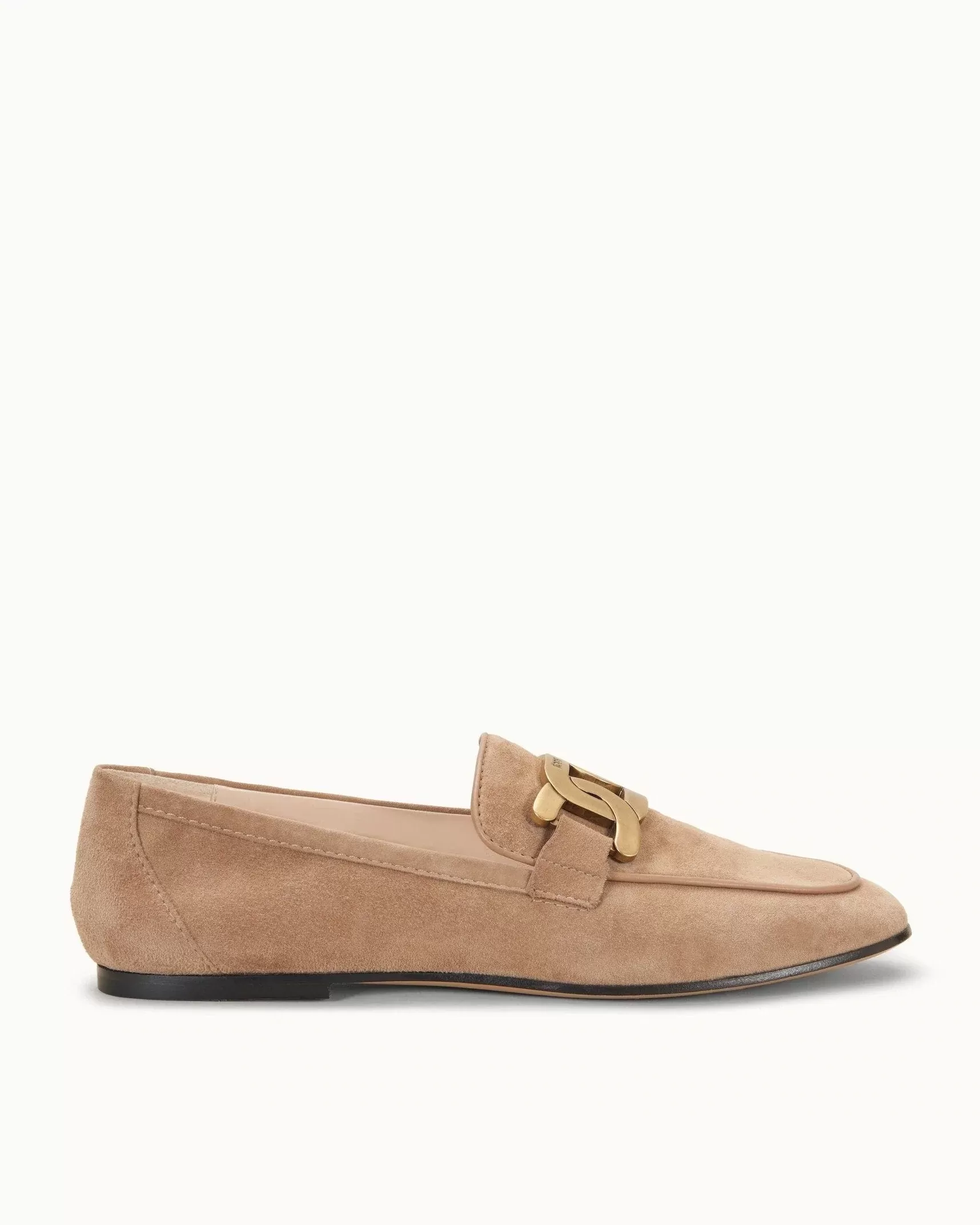 Tod's Kate Loafers in Suede - Beige