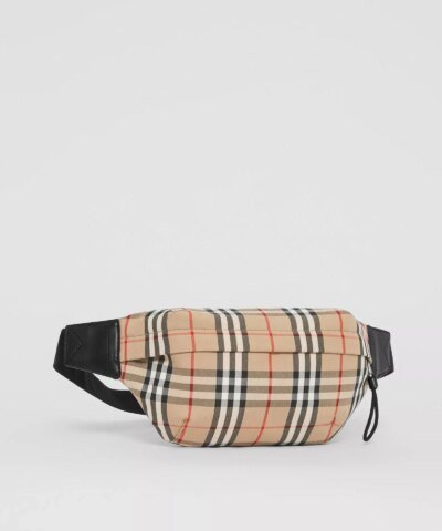 Burberry Medium Vintage Check Bonded Cotton Bum Bag