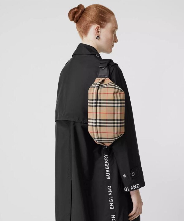 Burberry Medium Vintage Check Bonded Cotton Bum Bag