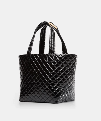 MZ Wallace Black Lacquer Medium Metro Tote