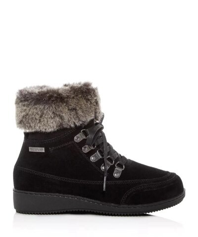 Khombu Women's Farros Waterproof Cold-Weather Wedge Booties