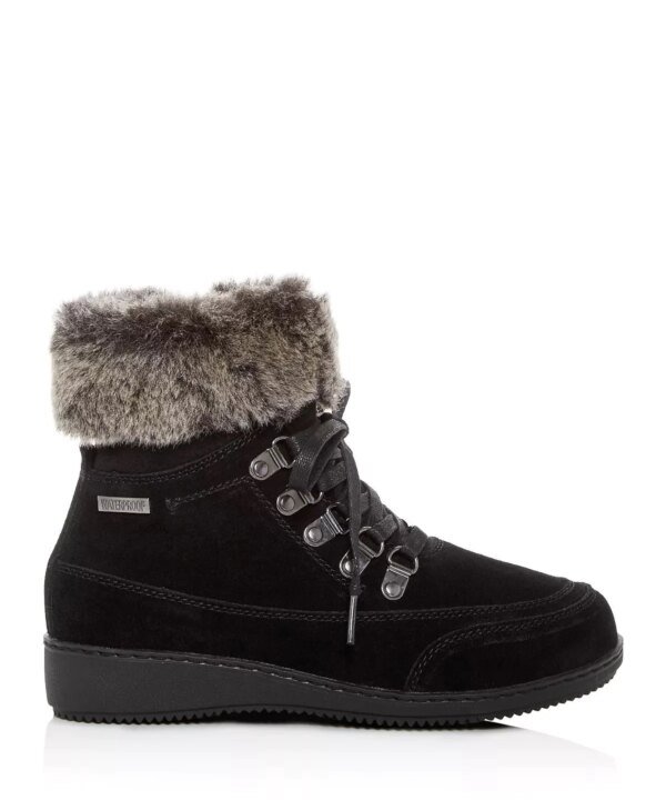 Khombu Women's Farros Waterproof Cold-Weather Wedge Booties