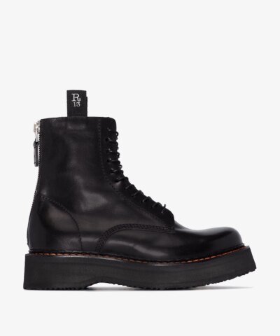 R13 Single Stack Boot - Black