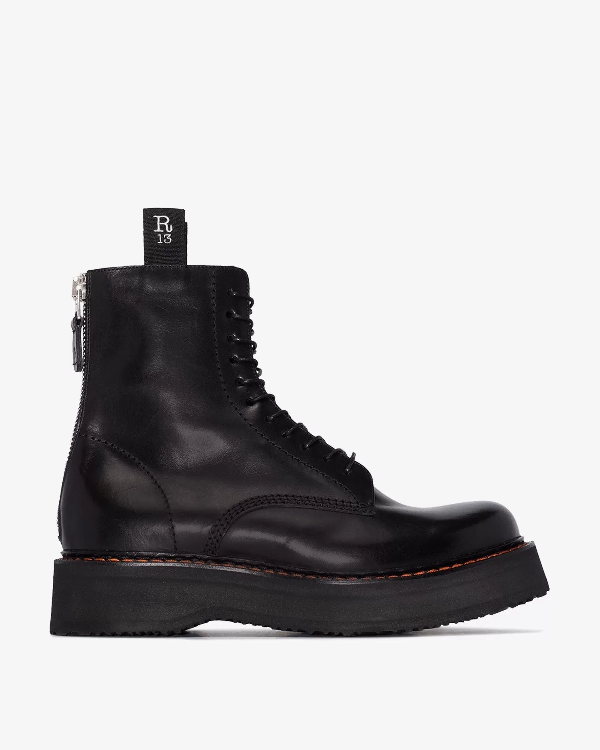 R13 Single Stack Boot - Black