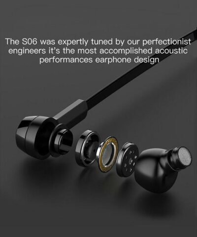Baseus S06 Neckband Bluetooth Earphone Wireless headphone For Xiaomi iPhone earb