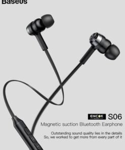 Baseus S06 Neckband Bluetooth Earphone Wireless headphone For Xiaomi iPhone earb
