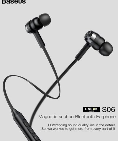 Baseus S06 Neckband Bluetooth Earphone Wireless headphone For Xiaomi iPhone earb