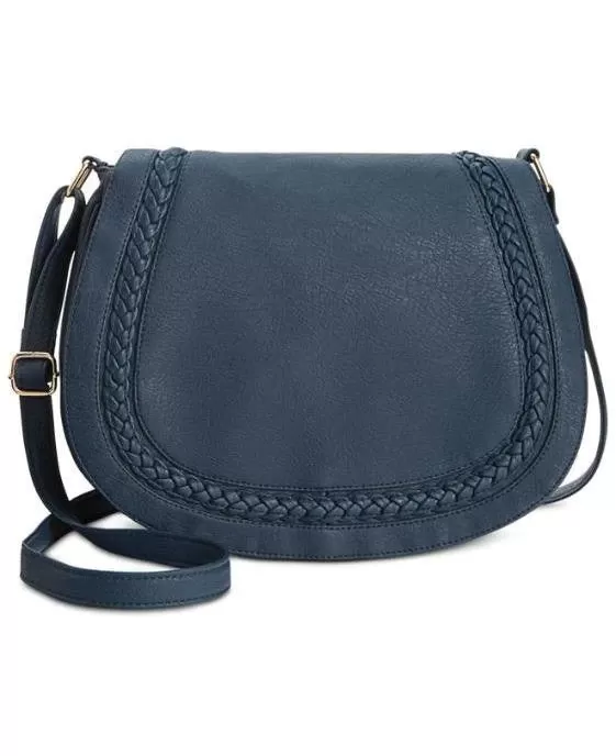 Rampage Braided Crossbody Dark Navy