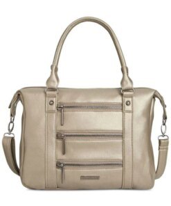 Rampage Triple Zip Satchel Gunmetal