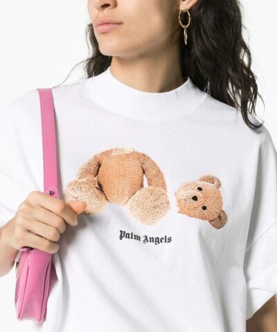 Palm Angels Bear print oversized T-shirt