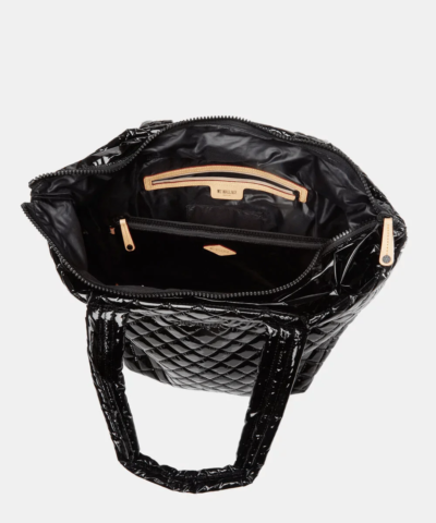 MZ Wallace Black Lacquer Medium Metro Tote