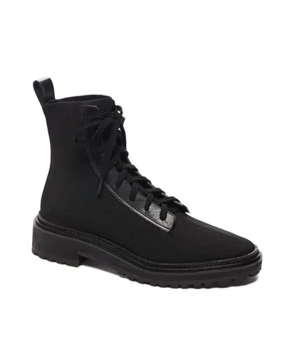 Loeffler Randall Brady Stretch Knit Combat Boots