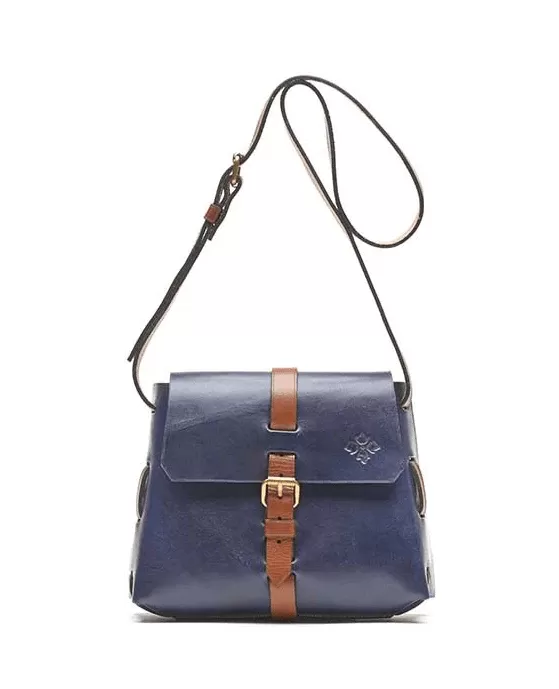 Patricia Nash Frattini Strapped Satchel - Oil Rub