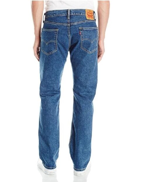 Levis 505 Regular Fit Jeans, Stonewash Stretch