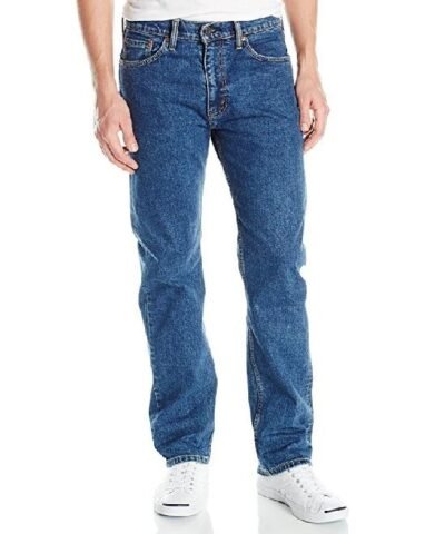 Levis 505 Regular Fit Jeans, Stonewash Stretch