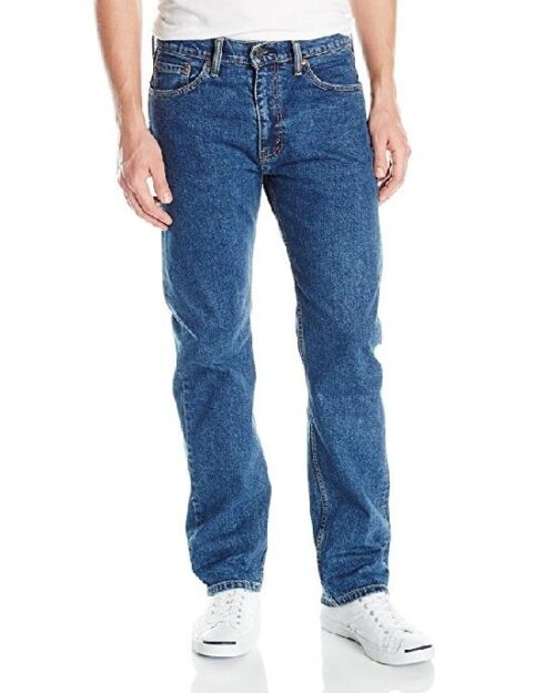 Levis 505 Regular Fit Jeans, Stonewash Stretch