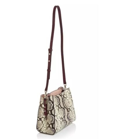 kate spade new york Fleur Small Snake-Embossed Satchel