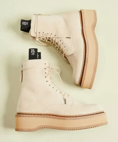 R13 Single Stack Suede Boots