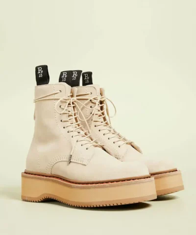 R13 Single Stack Suede Boots