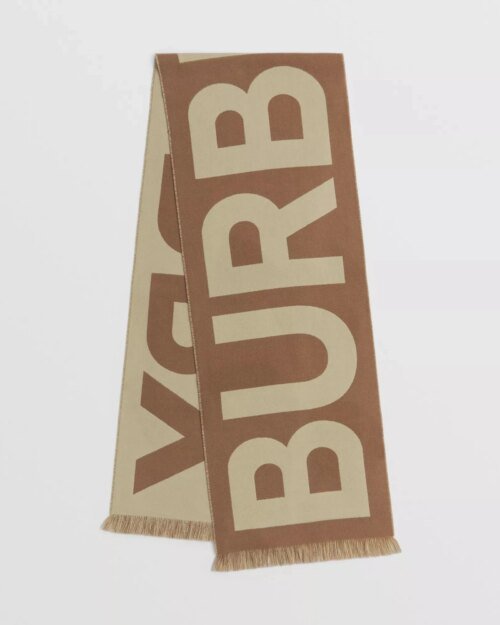 Burberry Women's Logo Wool Jacquard Scarf