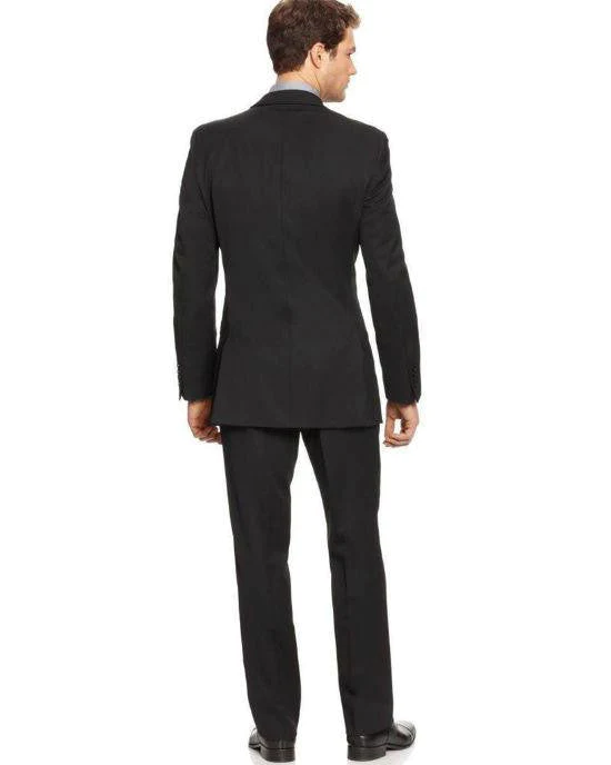 DKNY Trim Fit Mens Wool 2-Piece Business Suit-DKNY-Fashionbarn shop