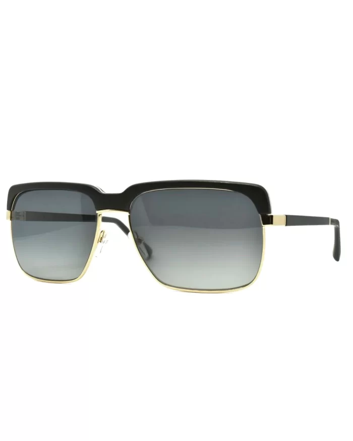 Gold and Wood Aston Wood/Metal Sunglasses