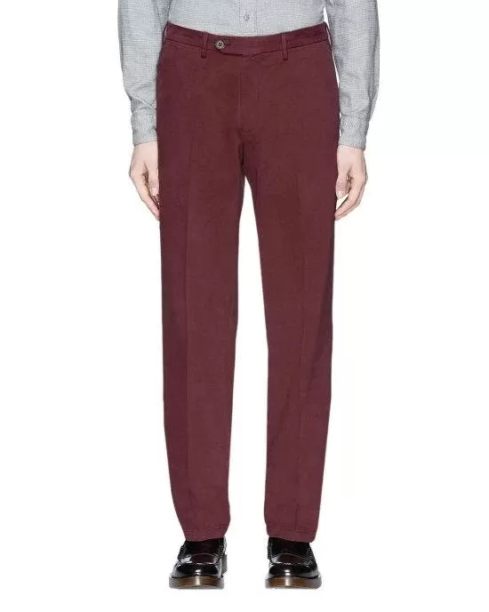 Canali Burnt Sienna Cotton 5-Pocket Pants