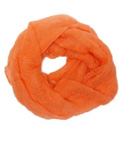 Cejon Women's Metallic Ruched Infinity Scarf