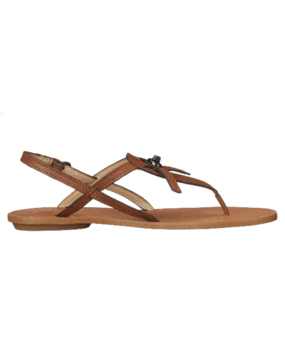 COACH Camara Flats Leather T-Strap Thong Sandals-COACH-Fashionbarn shop