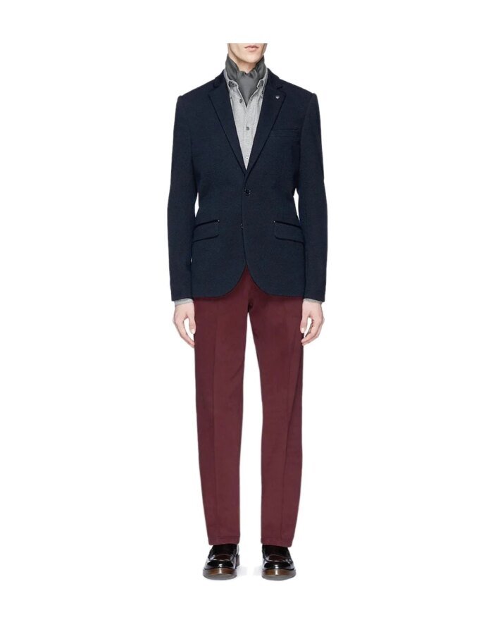 Canali Stretch-Cotton Flat-Front Dress Pants, White