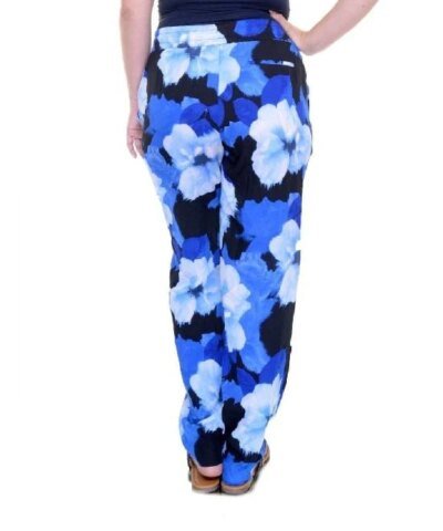 Calvin Klein Blue Printed Drawstring Pants
