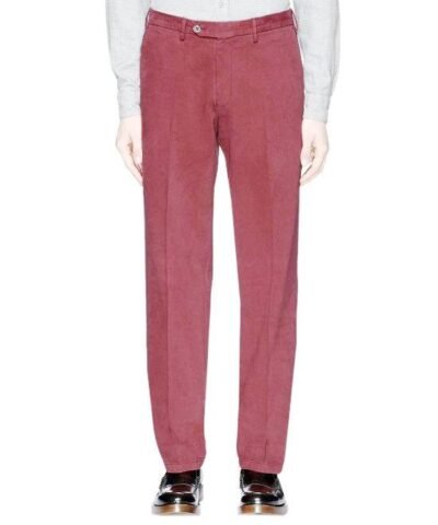 Canali Burnt Sienna Cotton 5-Pocket Pants
