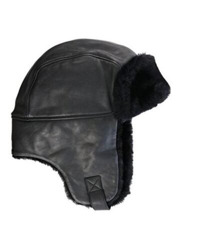 UGG Men's Leather Trapper with Sheepskin Trim