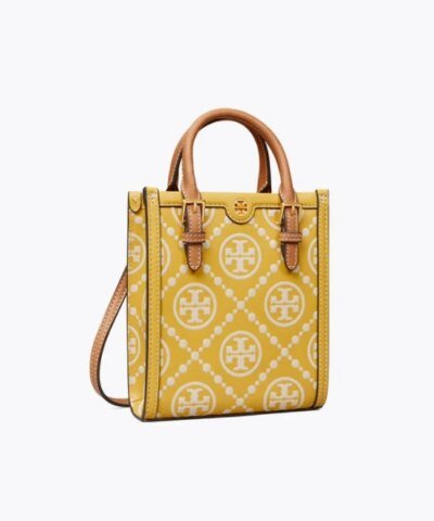 Tory Burch T Monogram Embossed Mini Tote