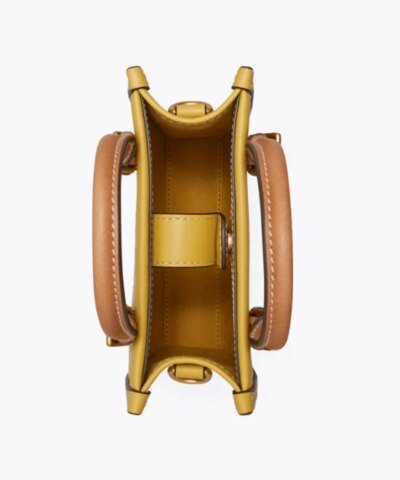 Tory Burch T Monogram Embossed Mini Tote