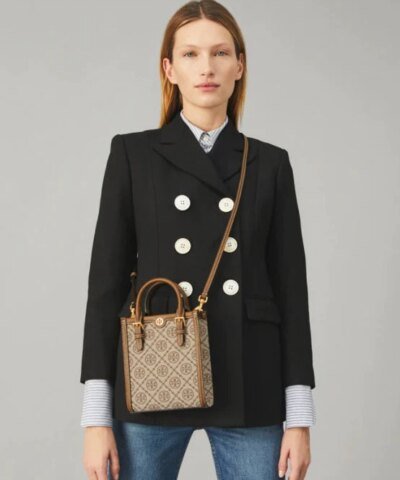 Tory Burch T Monogram Jacquard Min Tote