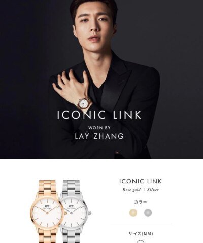 Daniel Wellington Men's Iconic Link 36mm Watch