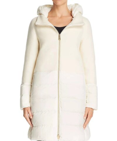 Herno Nuage Lightweight Mixed Media Down Coat