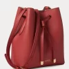 Lauren Ralph Lauren Dryden Debby II Mini Leather Drawstring Bag