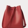 Lauren Ralph Lauren Dryden Debby II Mini Leather Drawstring Bag
