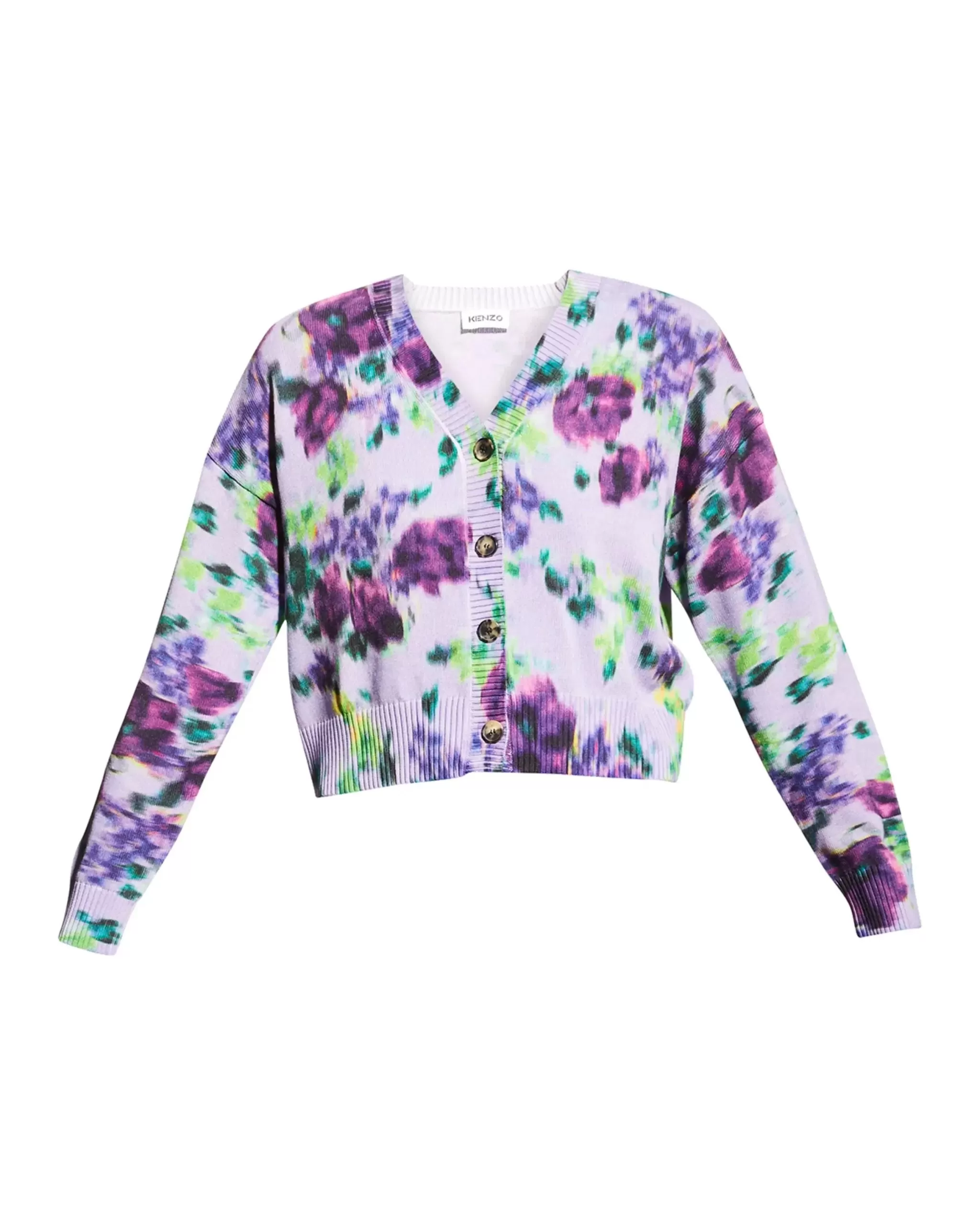 Kenzo Blurred Flowers Cardigan