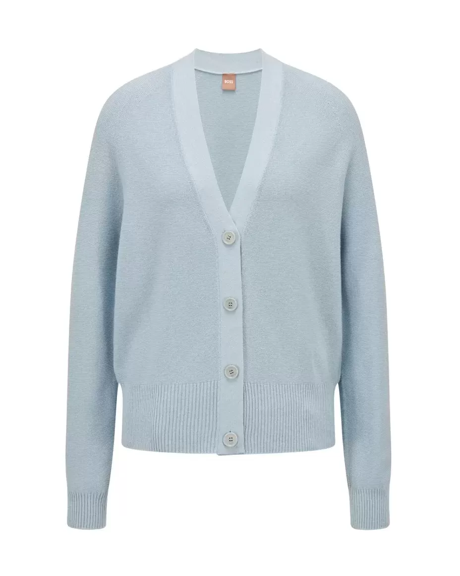 Boss Women's Blue Dust Faduana Cardigan