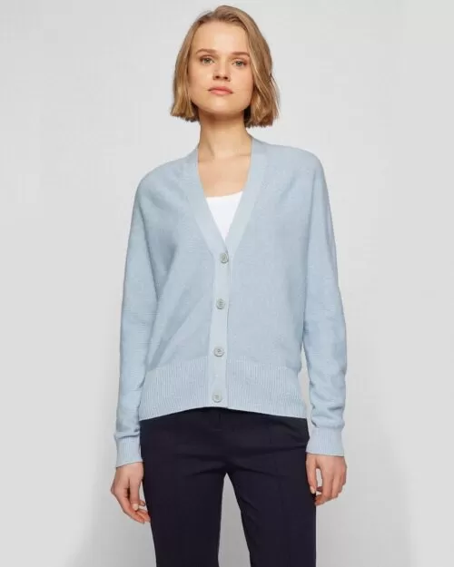 Boss Women's Blue Dust Faduana Cardigan