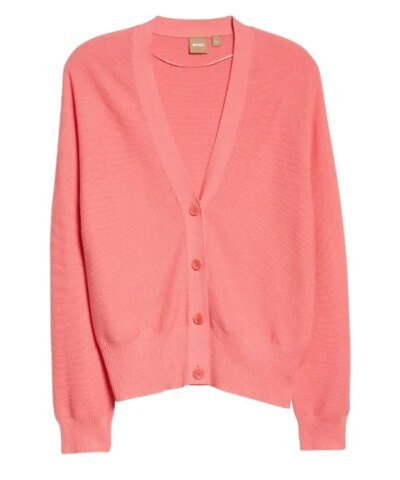 Boss Women's Pink Lemonade Faduana Cardigan