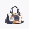 Tory Burch Ella Webbing Patchwork Micro Tote Bag