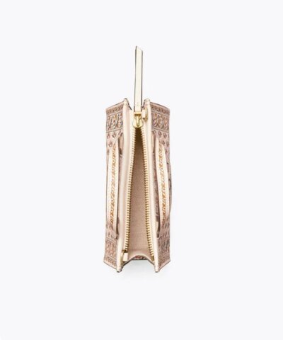 Tory Burch Ella Printed Leather Micro Tote Bag