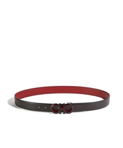 Ferragamo Men's Reversible Adjustable Gancini Belt